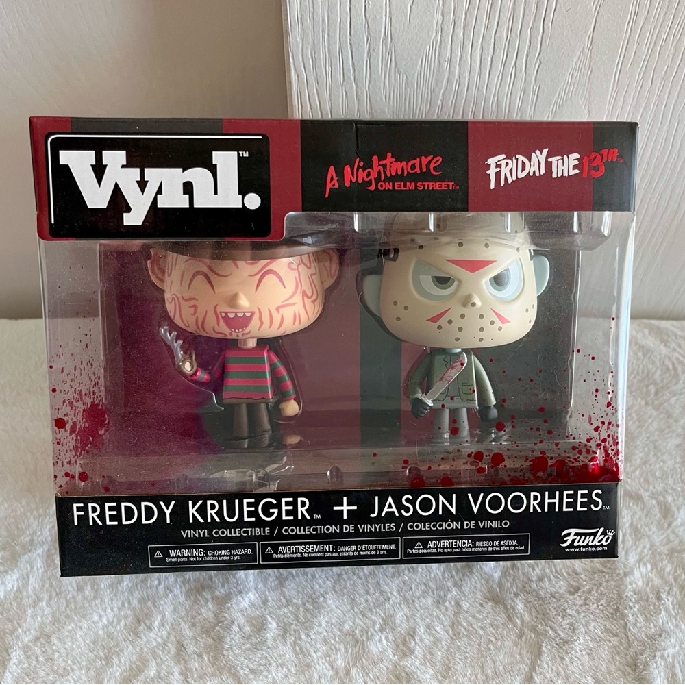 Freddy & Jason Vynl Figures Funko pop Nightmare on Elm street Friday the 13th